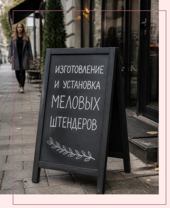 Меловые штендеры в Балтийске по цене от 6627 р. | Аванза-Блт